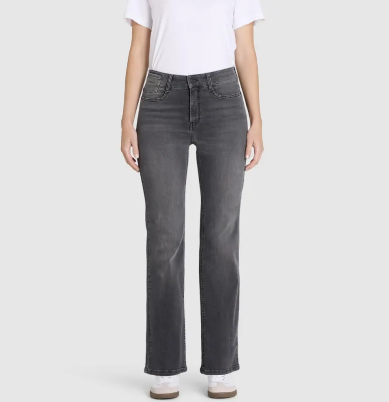 MAC JEANS - LAURA, Authentic Stretch Denim grau