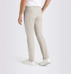 MAC JEANS - Lennox , Minimal Printed Gabardine beige