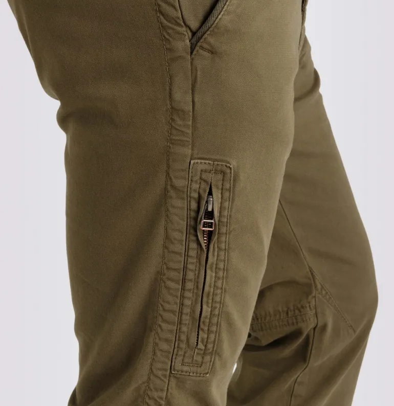 MAC JEANS - Lennox Worker, Canvas Stretch grün