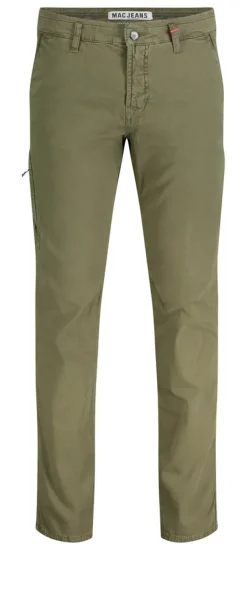 MAC JEANS - Lennox Worker, Canvas Stretch grün