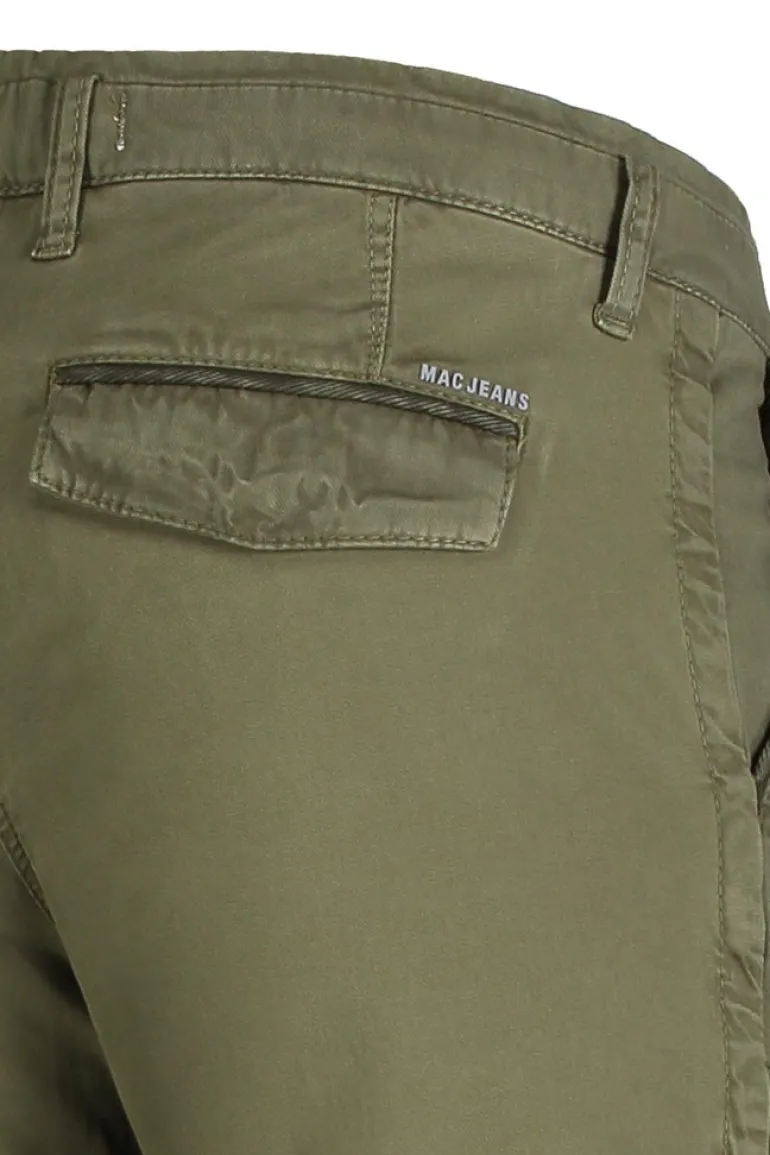 MAC JEANS - Lennox Worker, Canvas Stretch grün
