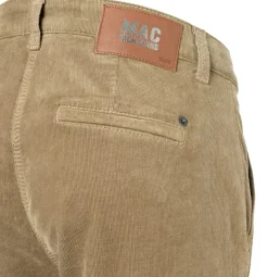 MAC JEANS - RICH CARGO, Baby soft corduroy grün
