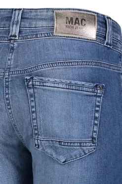 MAC JEANS - RICH , Organic Stretch Denim blau