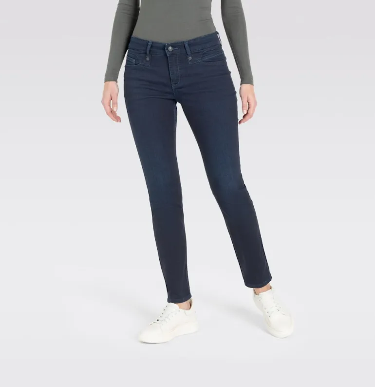 MAC JEANS - RICH SLIM, Light authentic denim blau