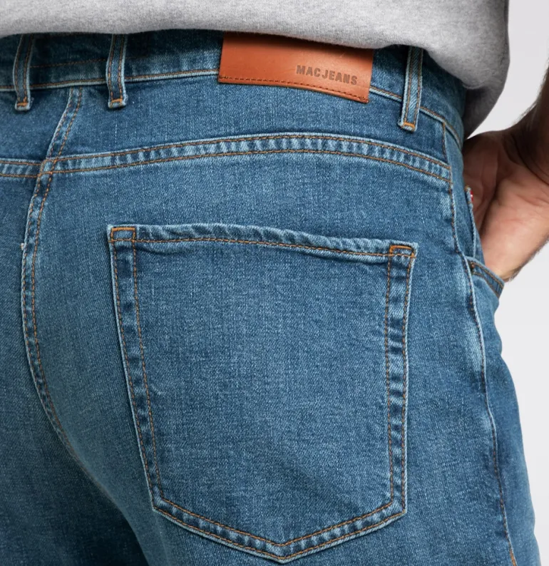 MAC JEANS - Rick, Vintage Denim blau2