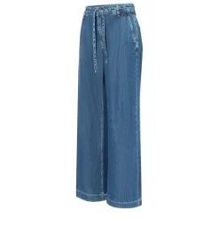 MAC JEANS - WENDY, Fluid tencel blau