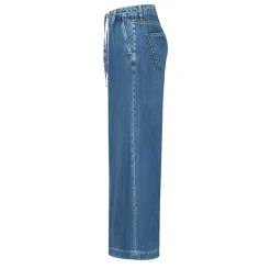 MAC JEANS - WENDY, Fluid tencel blau