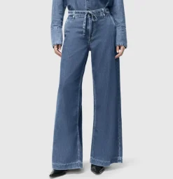 MAC JEANS - WENDY, Fluid tencel blau