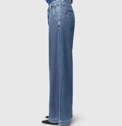 MAC JEANS - WENDY, Fluid tencel blau