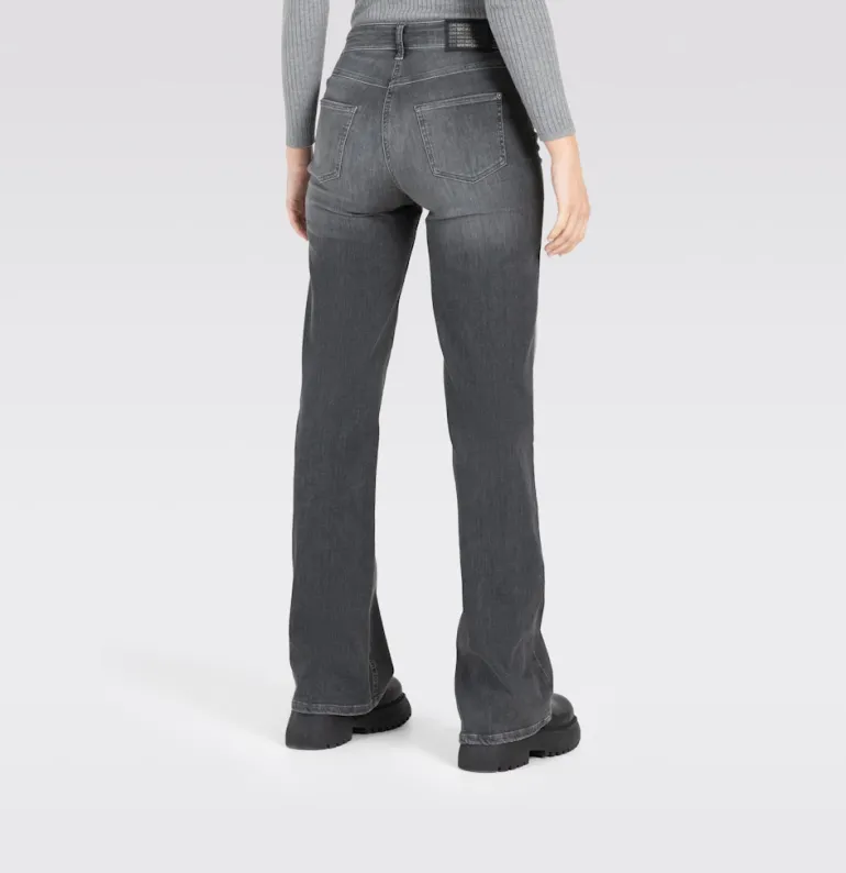 MAC JEANS - WIDE, Authentic Stretch Denim grau