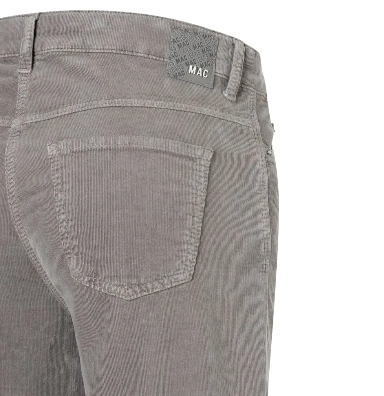 MAC JEANS - WIDE, Baby soft corduroy grau