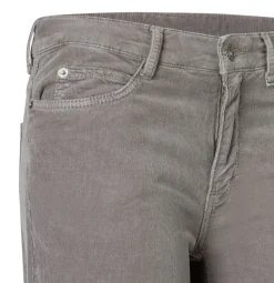 MAC JEANS - WIDE, Baby soft corduroy grau