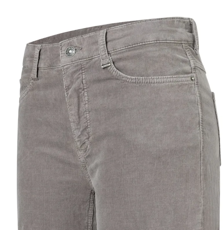 MAC JEANS - WIDE, Baby soft corduroy grau