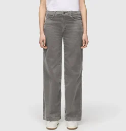 MAC JEANS - WIDE, Baby soft corduroy grau
