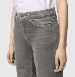 MAC JEANS - WIDE, Baby soft corduroy grau