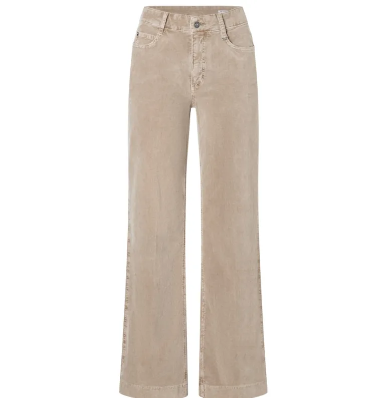 MAC JEANS - WIDE, Baby soft corduroy beige