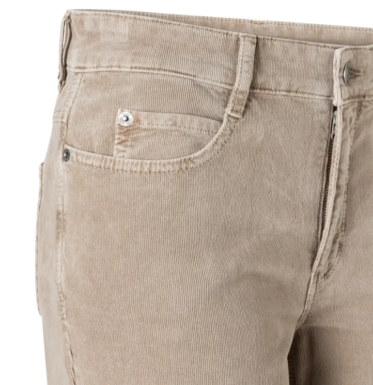 MAC JEANS - WIDE, Baby soft corduroy beige