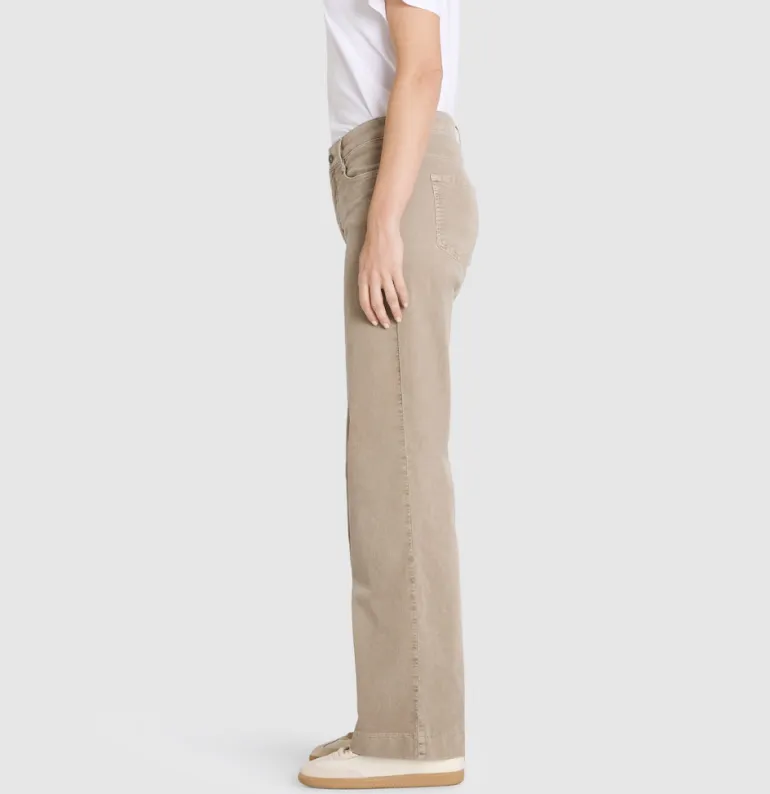 MAC JEANS - WIDE, Baby soft corduroy beige