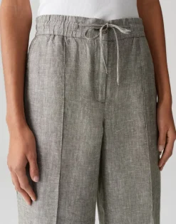Maikito linen olive leaf