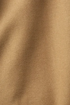 Mantel aus Wollmix khaki beige