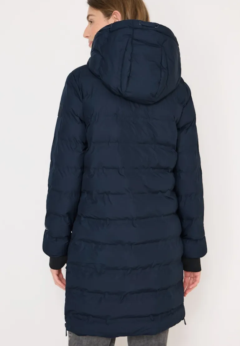 Mantel mit nahtloser Steppung dark navy blue