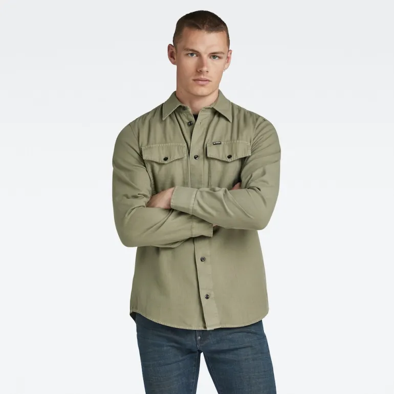 Marine Slim Shirt ls shamrock gd