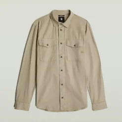 Marine Slim Shirt ls vintage khaki gd