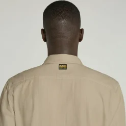 Marine Slim Shirt ls vintage khaki gd