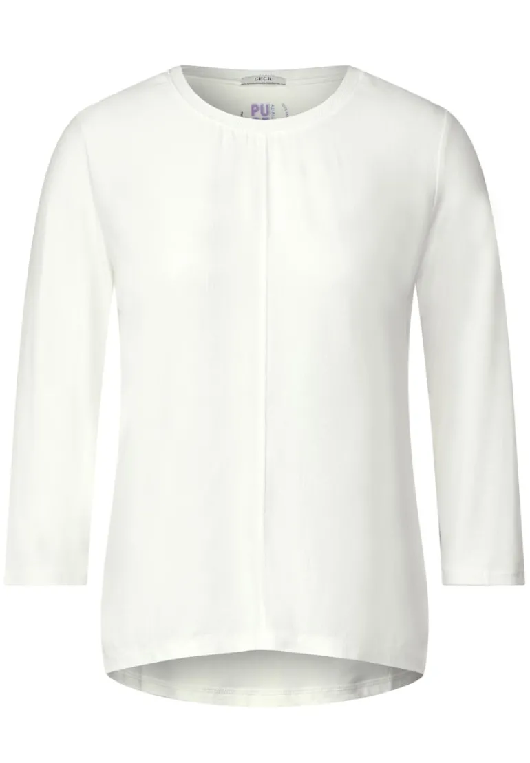 Materialmix Shirt vanilla white