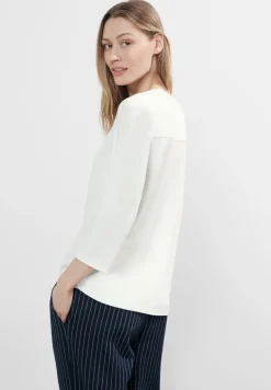 Materialmix Shirt vanilla white