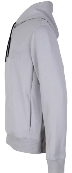 MATT SHINE SPLIT LOGO HOODIE grey fog