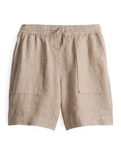 Melane shorts linen natural glaze