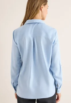 Melange Bluse light sky blue melange