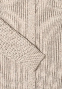 Melange Cardigan toffee cream melange