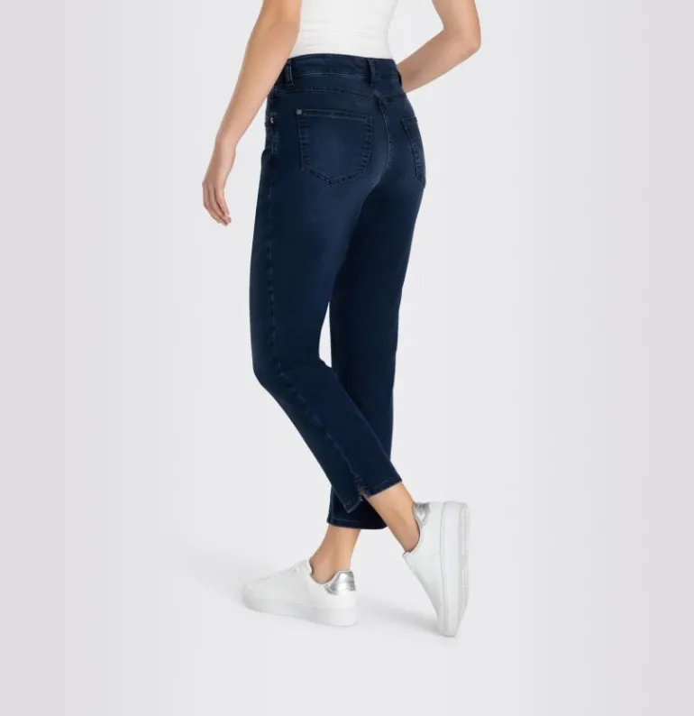 Melanie 7/8 dark blue commercial washed