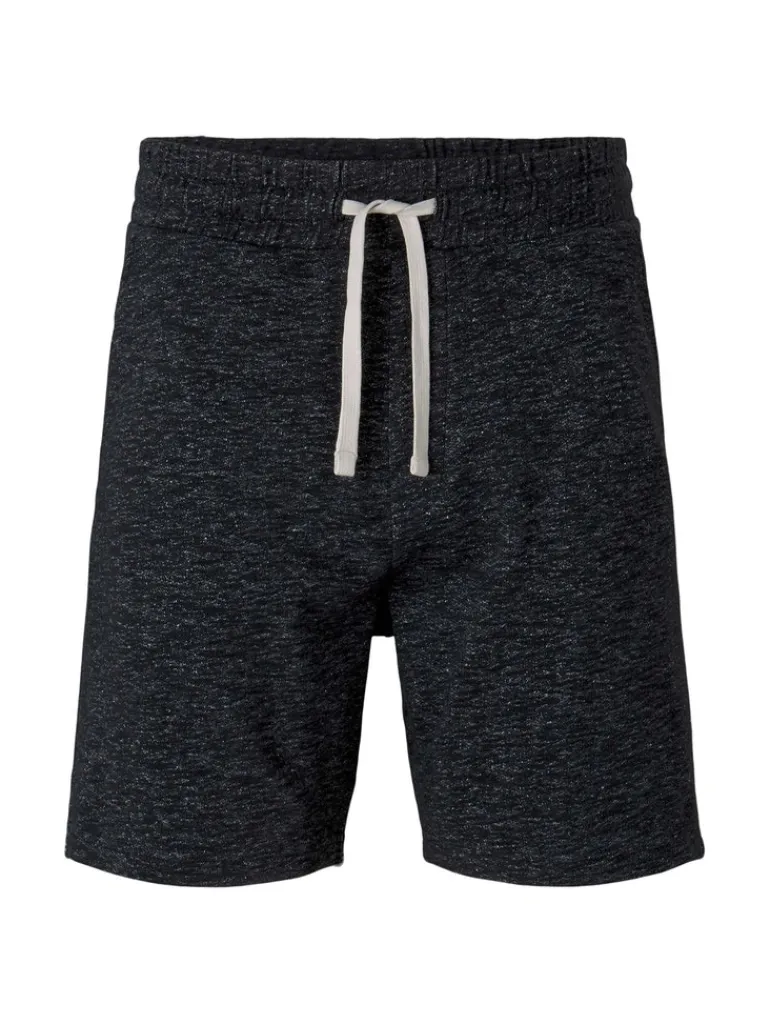 Melierte Sweatshorts black non-solid