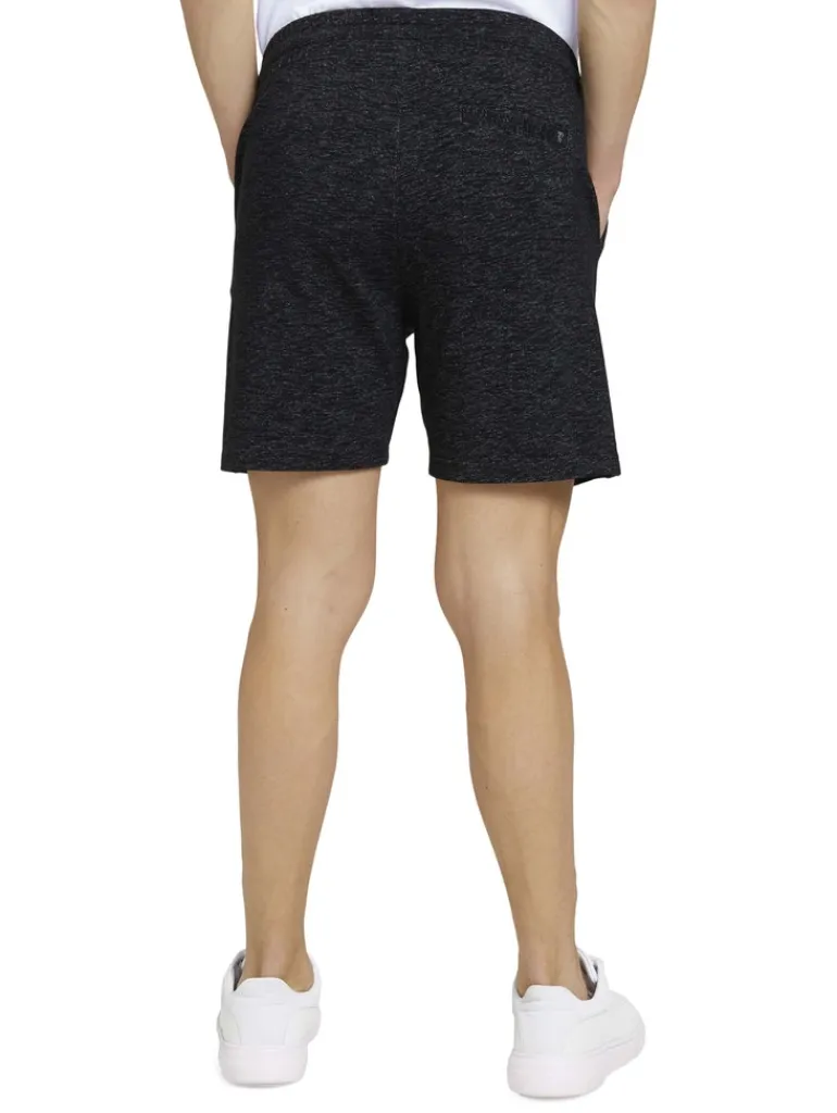 Melierte Sweatshorts black non-solid
