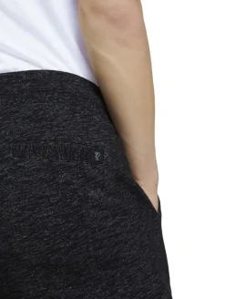 Melierte Sweatshorts black non-solid