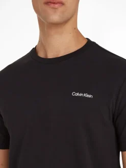 MICRO LOGO INTERLOCK T-SHIRT ck black