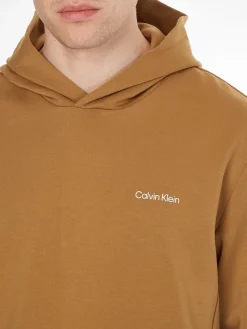 MICRO LOGO REPREVE HOODIE caramel