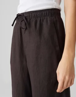 Mileni linen midnight brown
