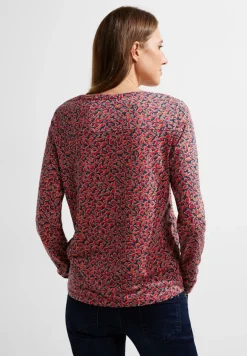 Minimalprint Tunikashirt cosy coral