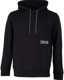 MIRRORED LOGO HOODIE schwarz