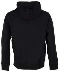 MIRRORED LOGO HOODIE schwarz