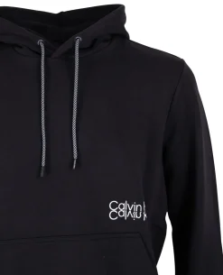 MIRRORED LOGO HOODIE schwarz