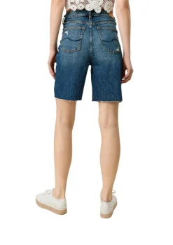 Mom-Fit Bermuda blau