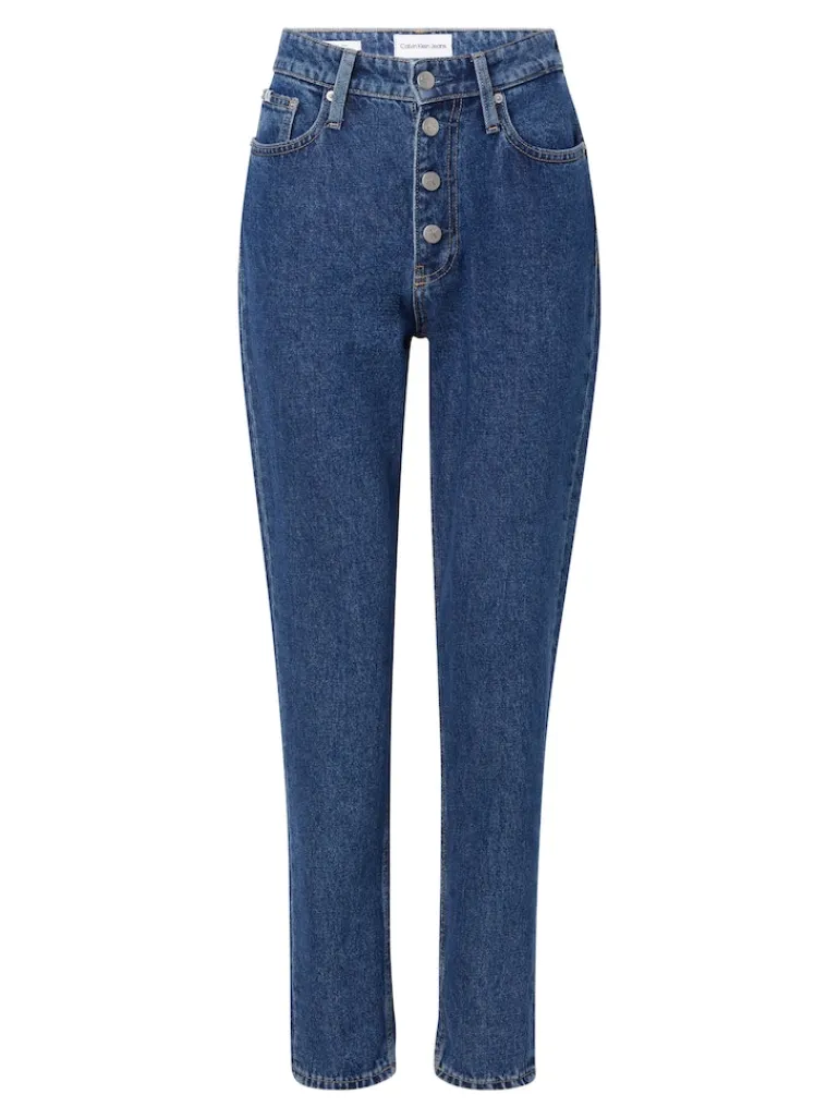 MOM JEAN ANKLE denim dark