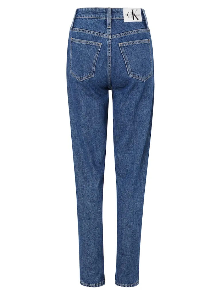 MOM JEAN ANKLE denim dark