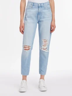 MOM JEAN ANKLE denim light
