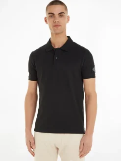 MONOLOGO BADGE POLO ck black